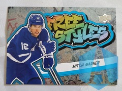2022-23 Upper Deck Free Styles Blue #FS-16 Mitch Marner Toronto Maple Leafs